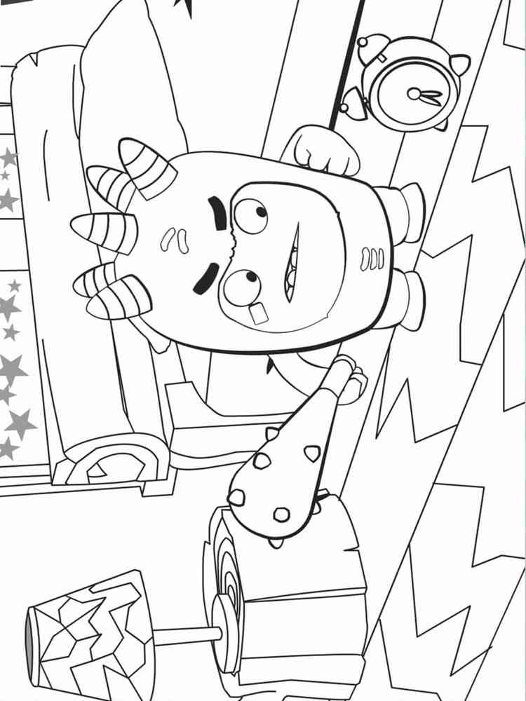 Oddbods coloring pages