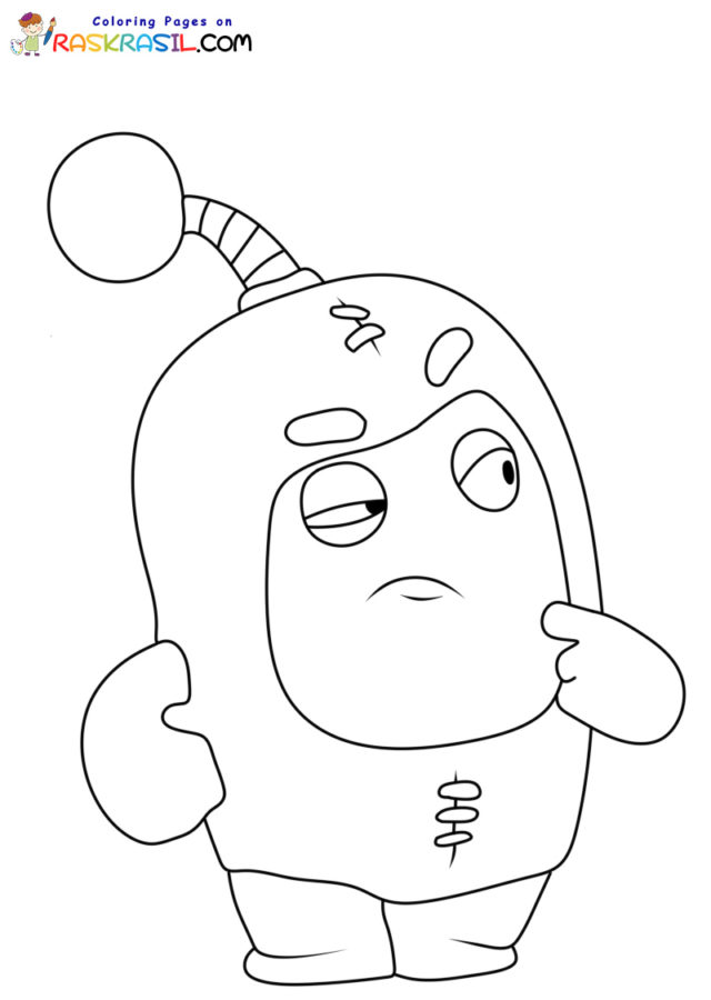 Oddbods coloring pages