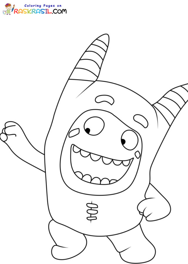 Oddbods coloring pages