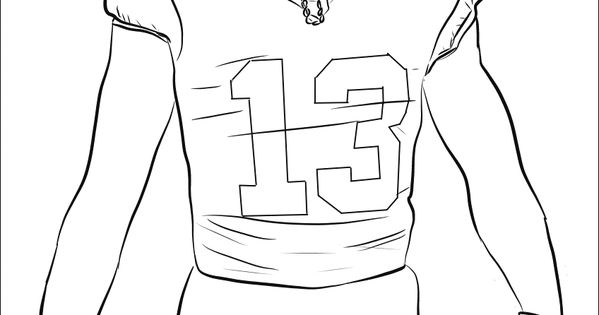 Odell beckham jr odell beckham jr beckham jr coloring pages