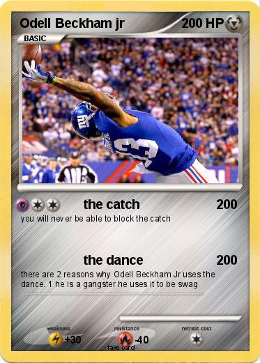 Pokemon odell beckham jr