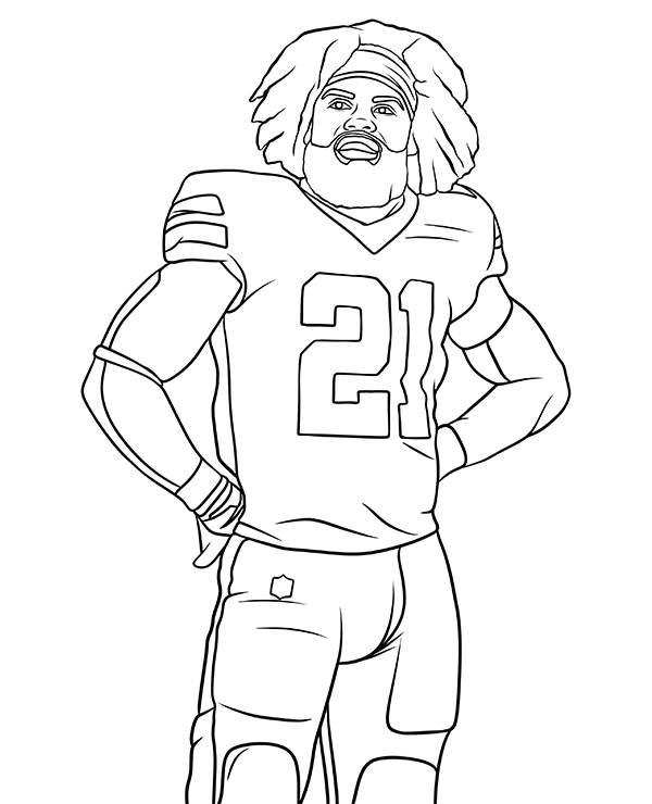 Nfl rugby coloring pages