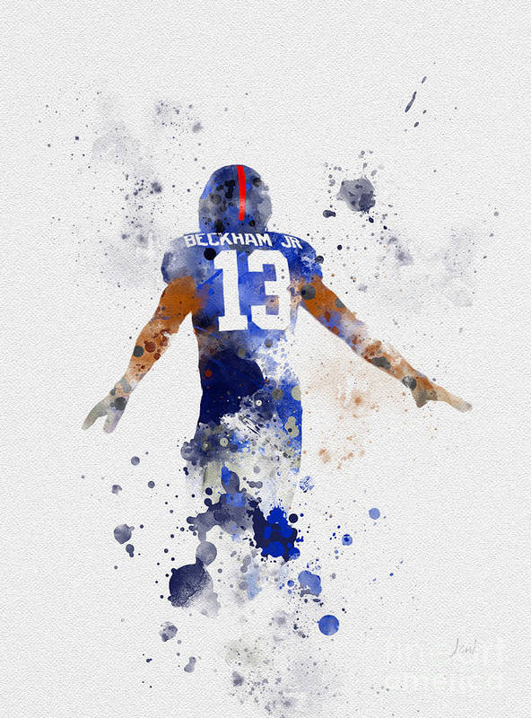 Odell beckham jr poster by my inspiration