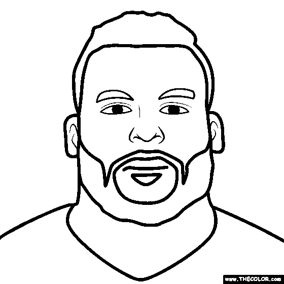 Football players online coloring pages