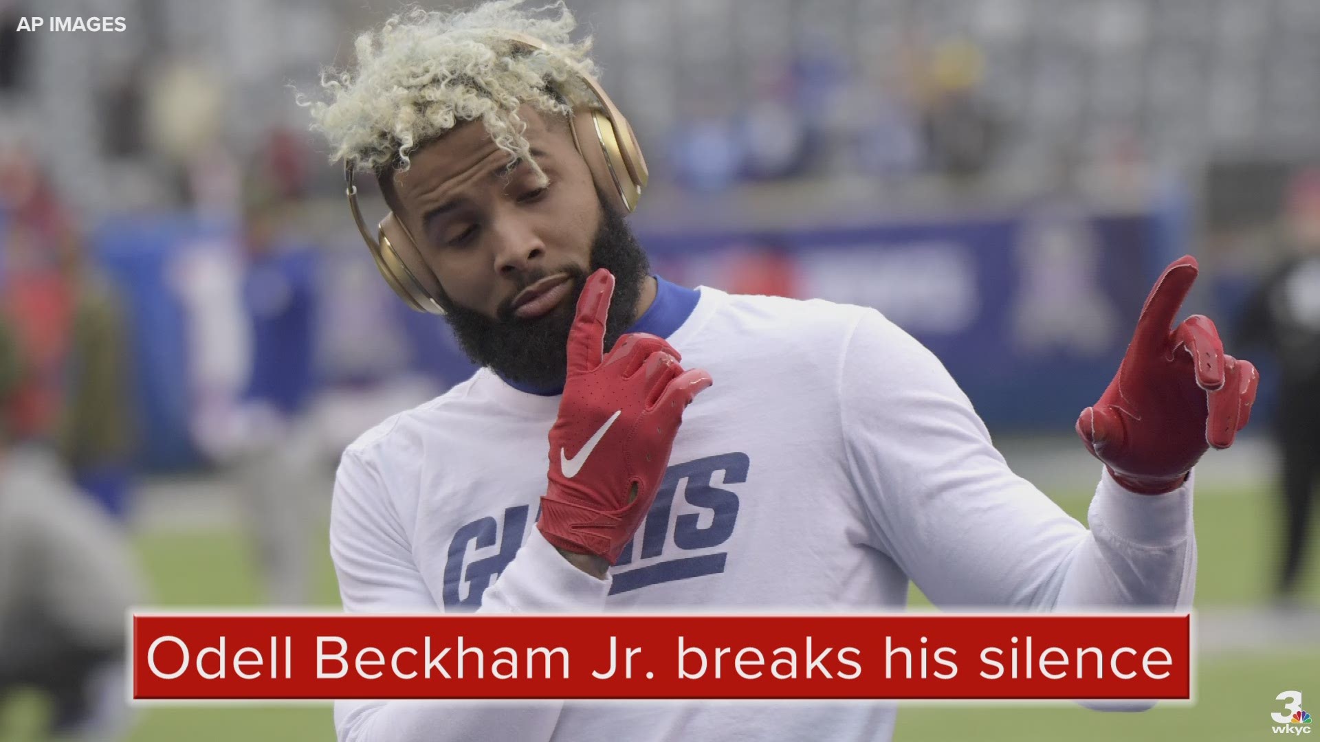 Cleveland browns wr odell beckham jr emerges from social