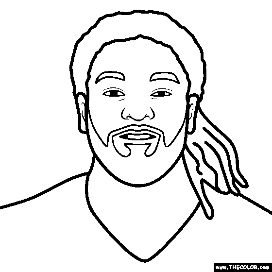 Football players online coloring pages