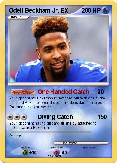 Pokemon odell beckham jr ex