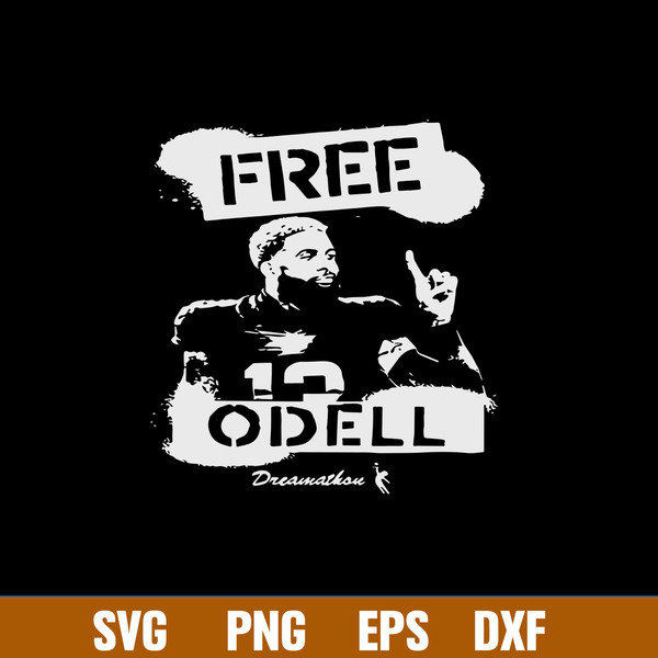 Odell beckham jr free odell svg png dxf eps file