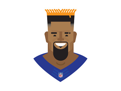 Odell beckham jr illustration by kwaku amuti on