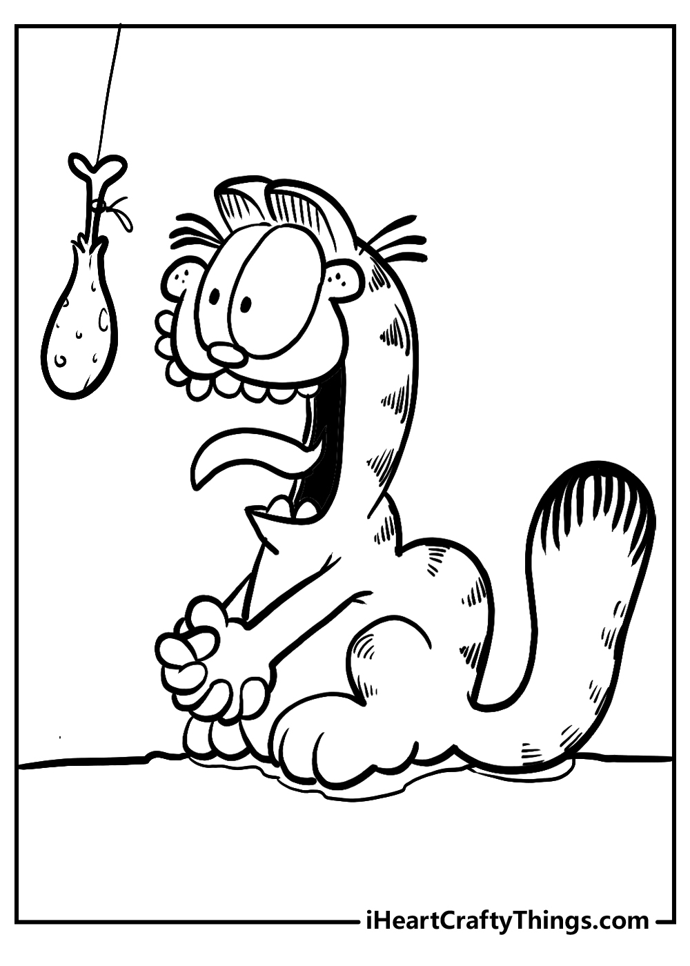 Printable garfield coloring pages updated