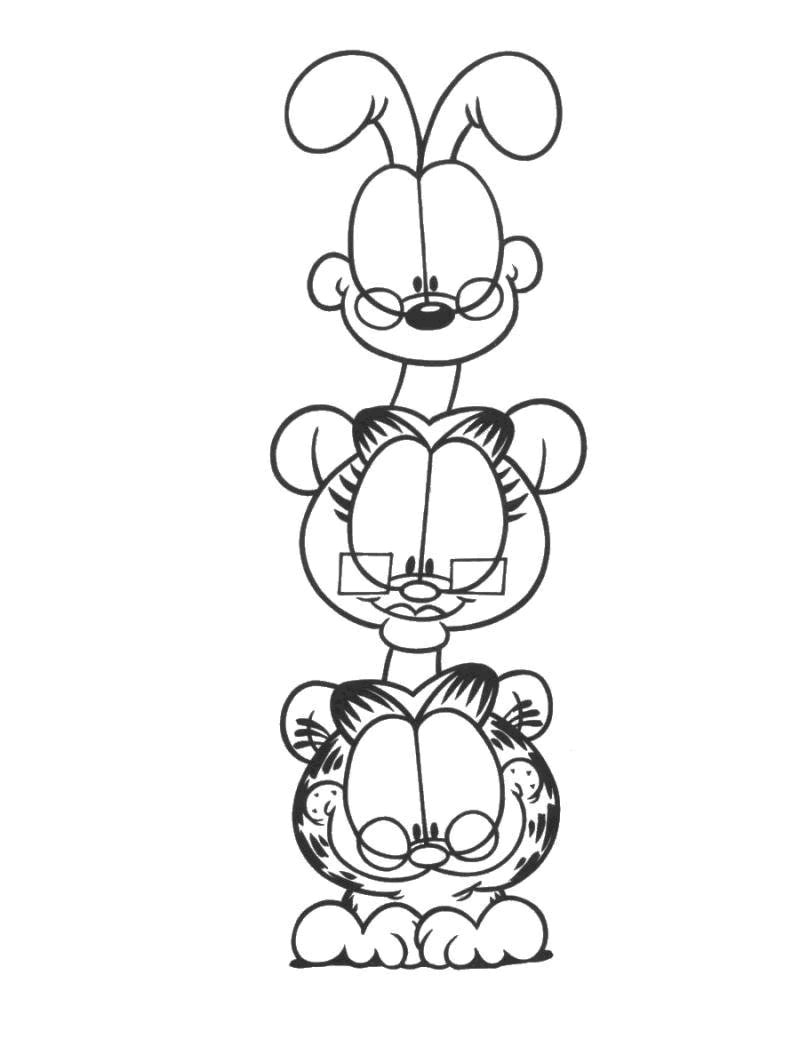 Page garfield totem