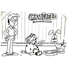 Top free printable garfield coloring pages online