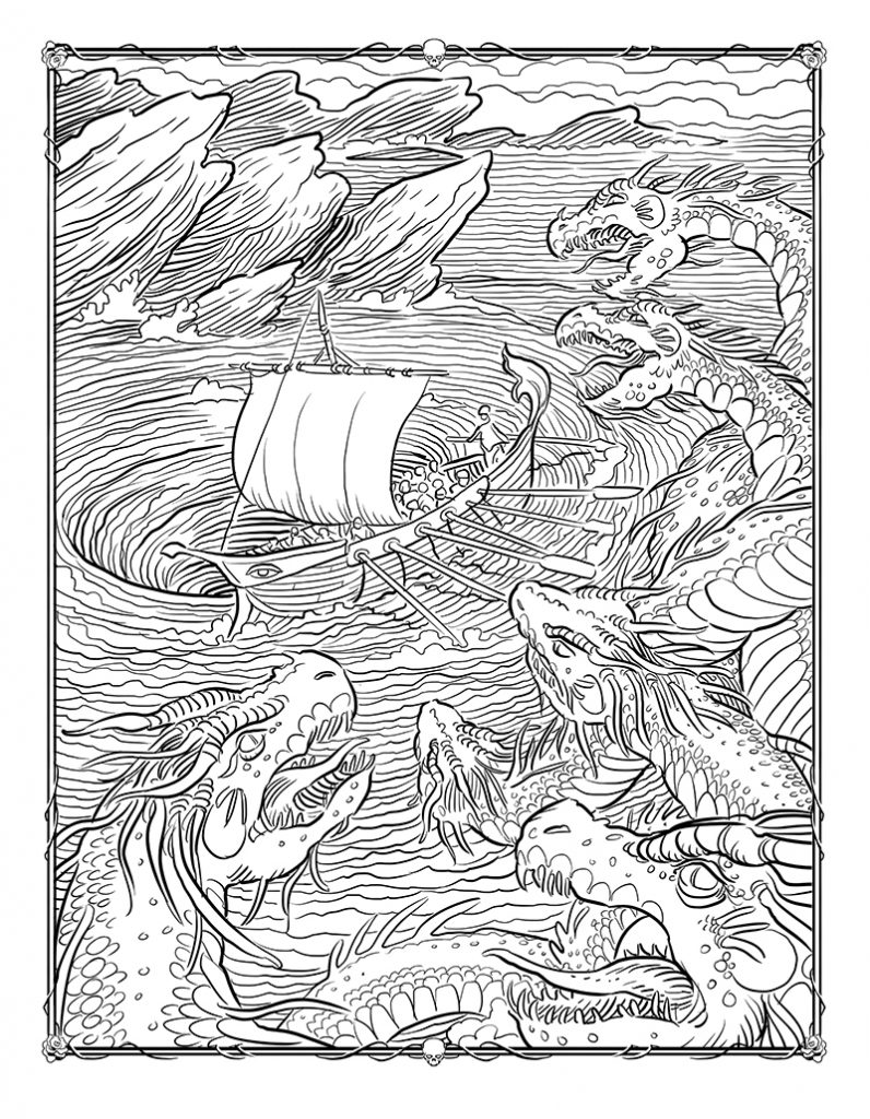 Coloring book pages â tim foley illustration