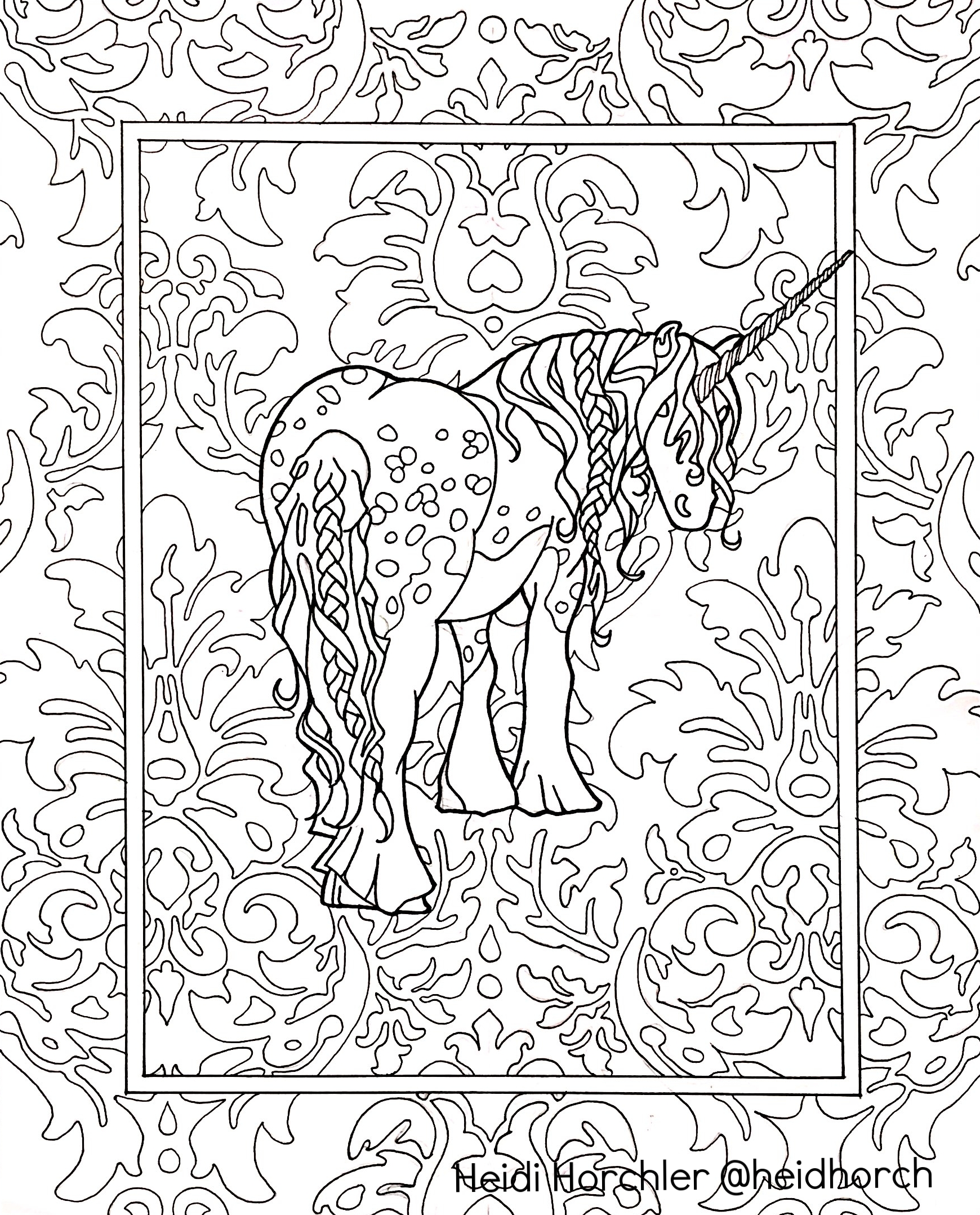 Heidi horchler â free coloring pages