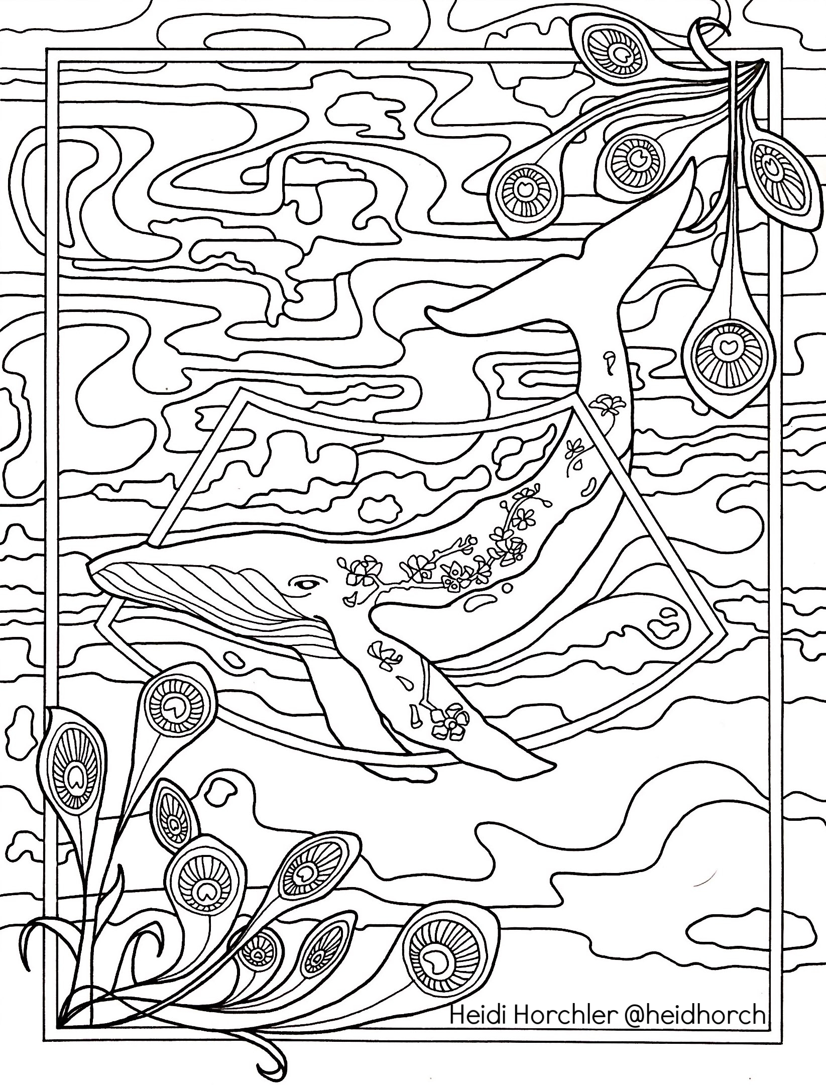 Heidi horchler â free coloring pages