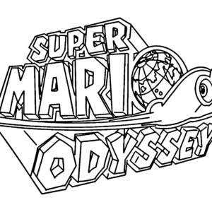 Super mario odyssey coloring pages printable for free download