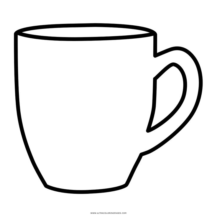 Mug coloring page