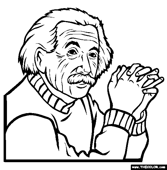 Faous historical figure coloring pages