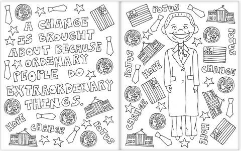 Little black history icons coloring book â by anne kerr