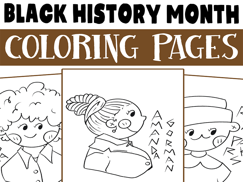 Black history month coloring pages african history coloring worksheets teaching resources