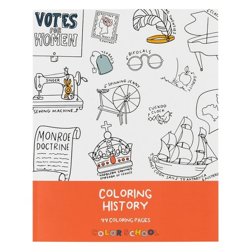 Coloring book coloring history