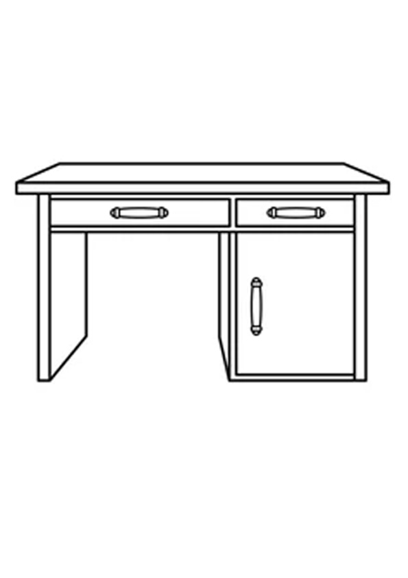 Coloring pages printable study table coloring pages for kids