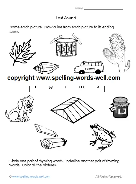 A kindergarten worksheet for learning fun