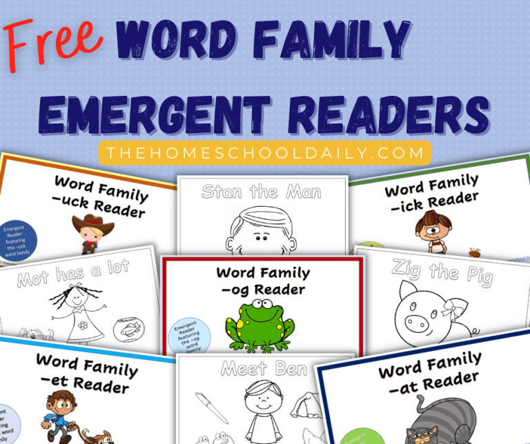 Word family printables