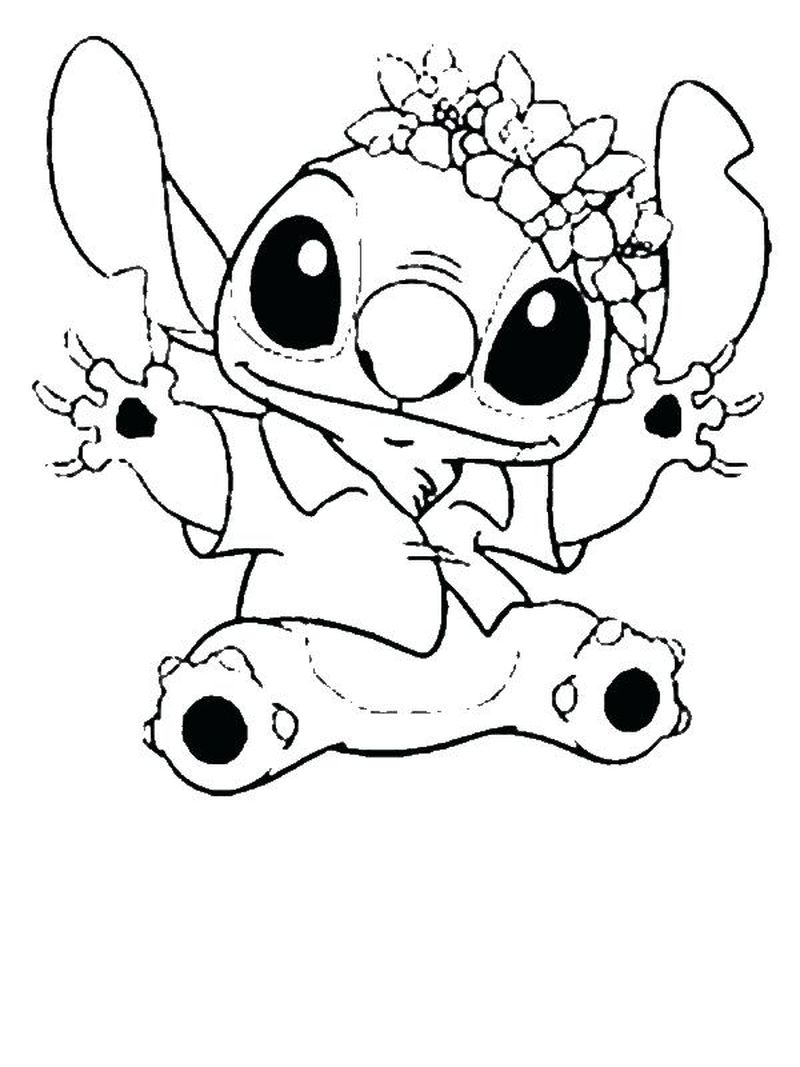 Stitch coloring pages pdf ideas for kids