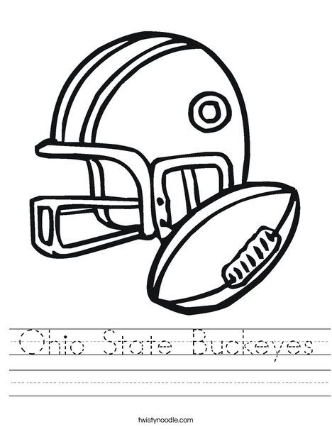 Ohio state buckeyes worksheet