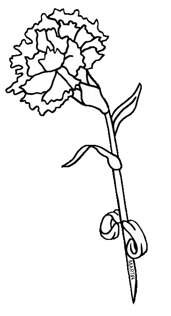 United clip art by phillip martin ohio state flower