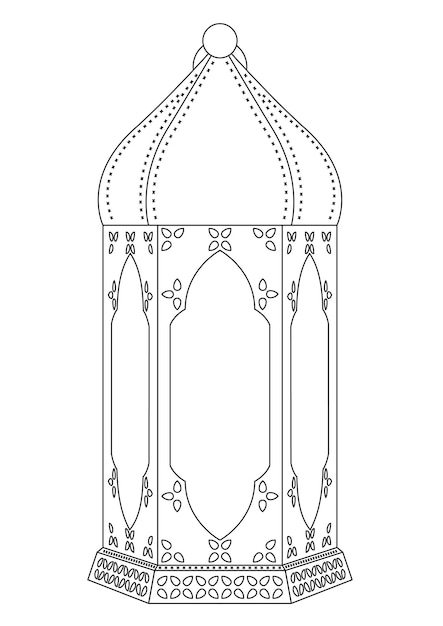 Premium vector oil lamp