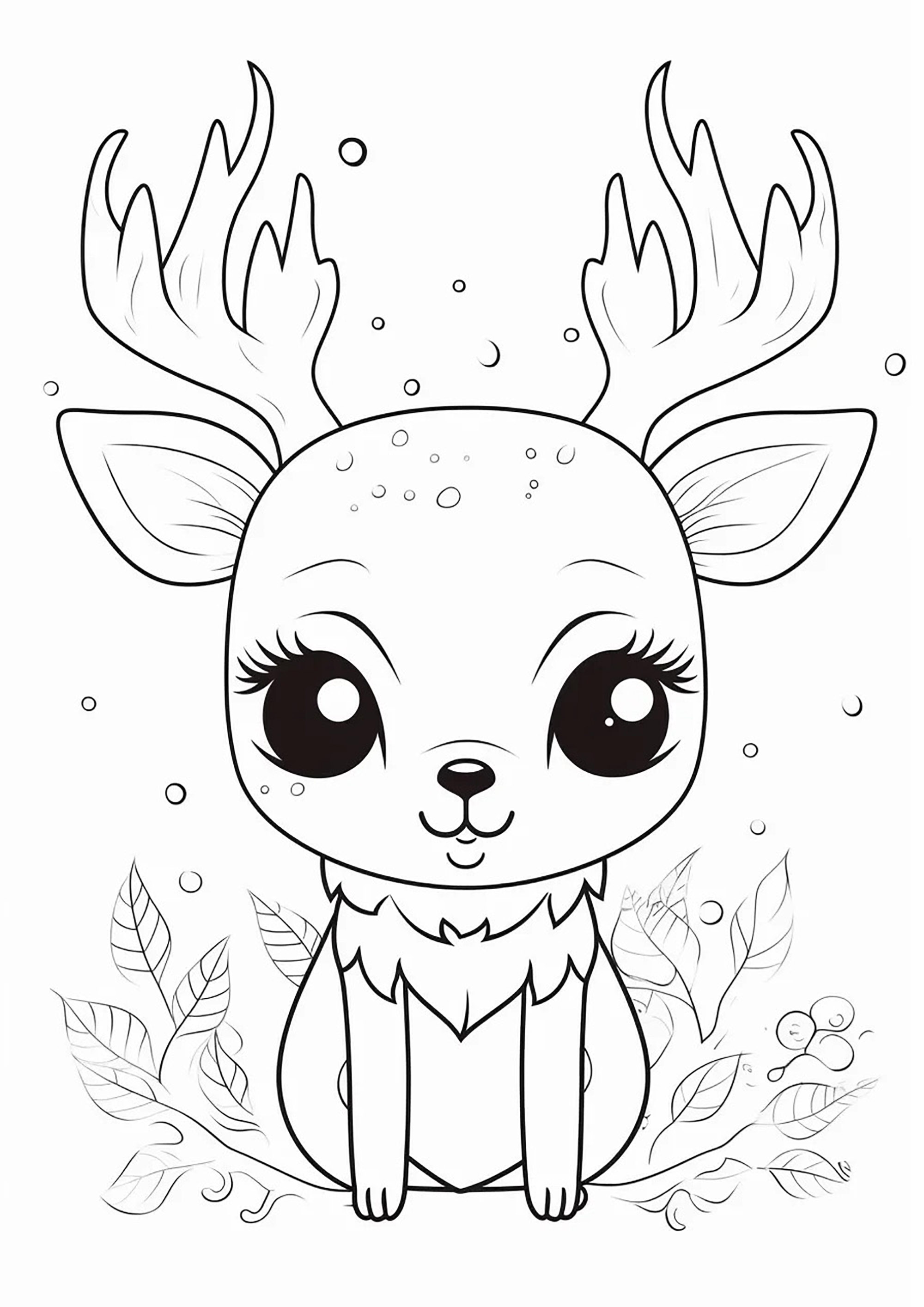 Little reindeer with big eyes