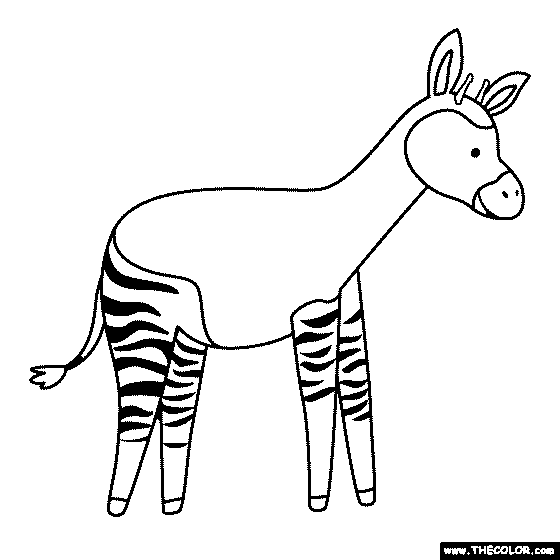 Jungle anials online coloring pages