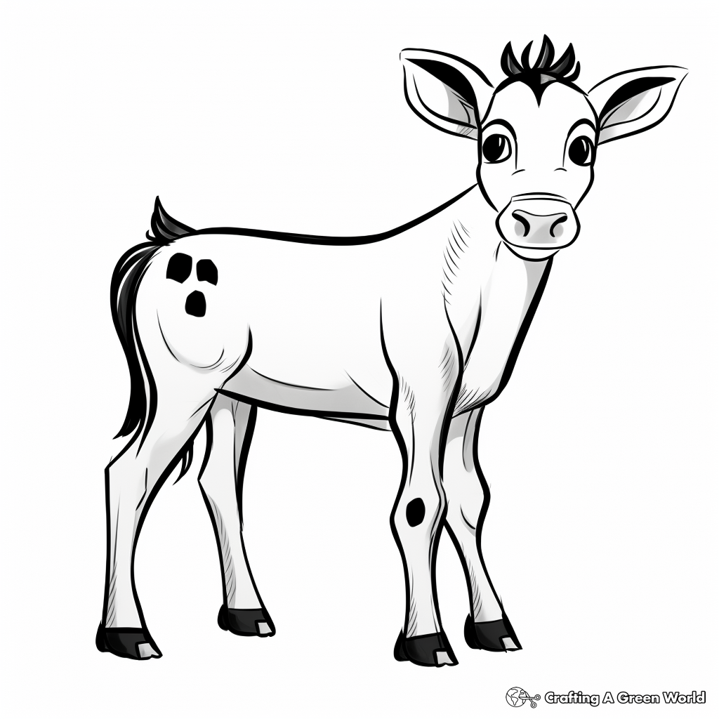 Okapi coloring pages