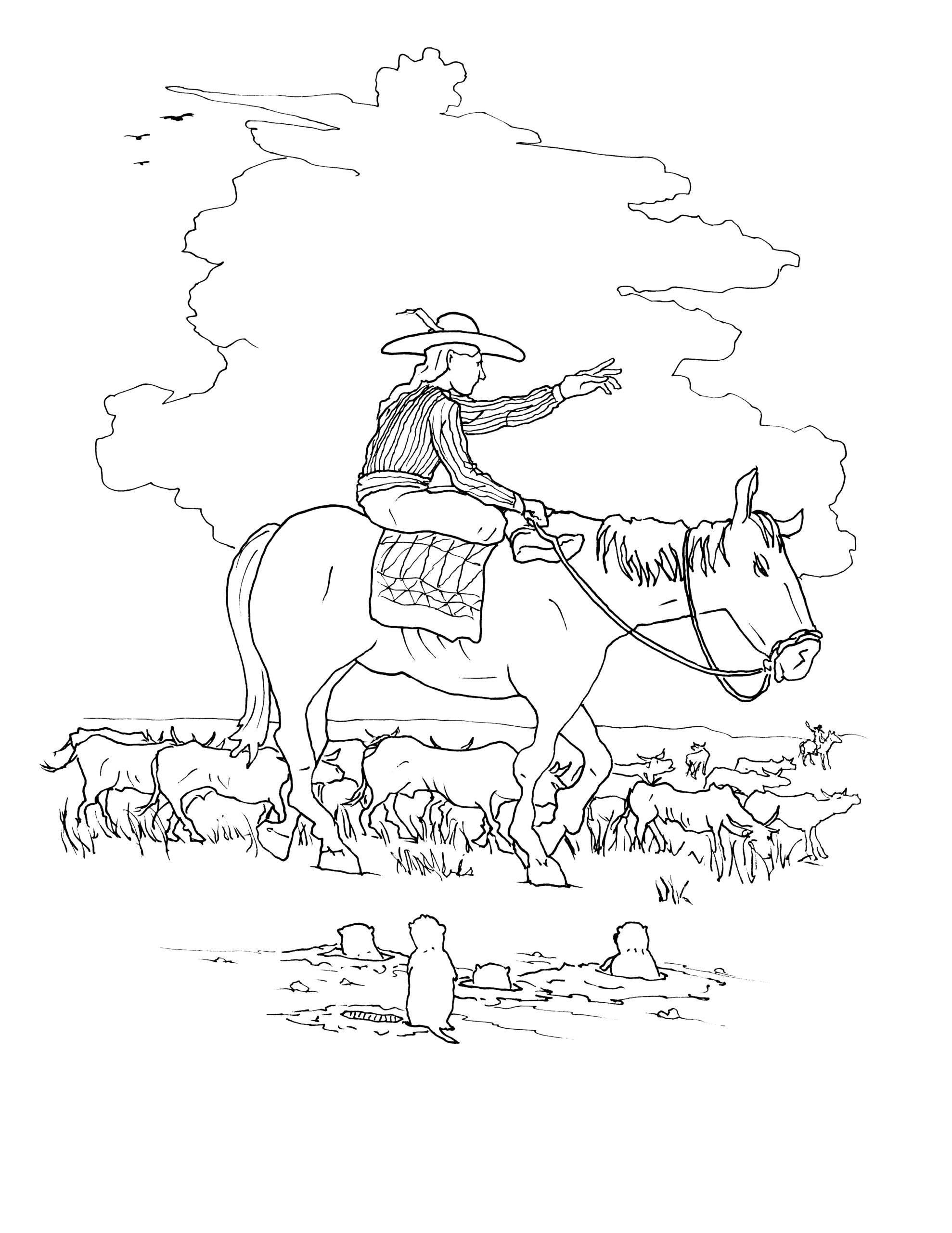 An early oklahoma coloring book