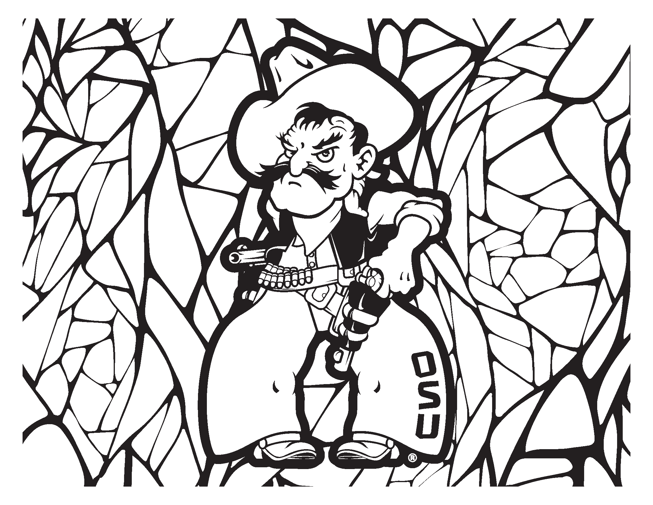 Student coloring pages student oklahoma state university