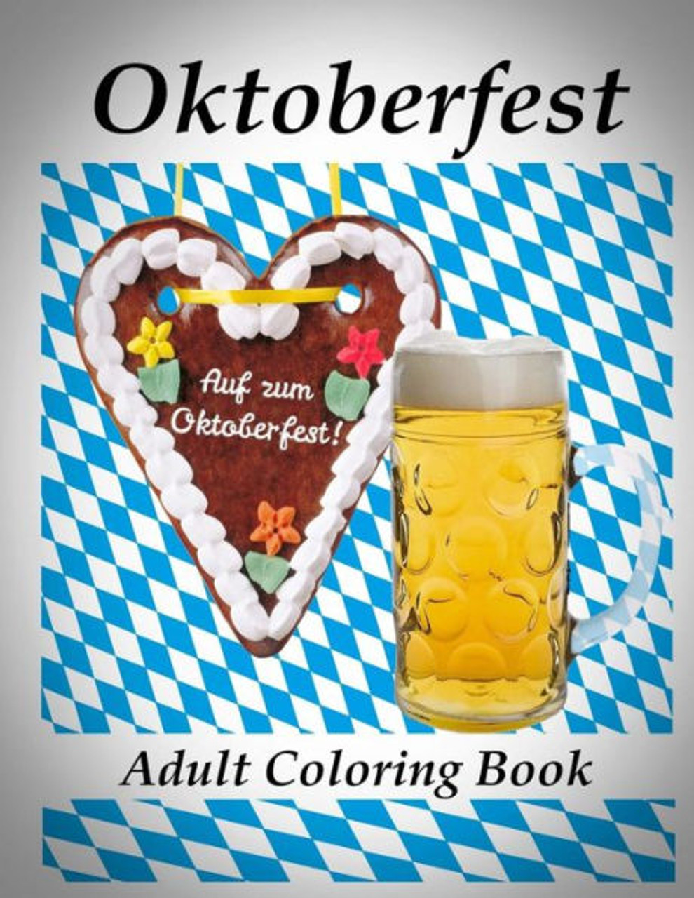 Adult coloring book oktoberfest