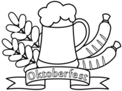 Oktoberfest coloring pages free coloring pages