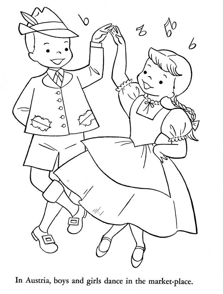 Image result for girl in dirndl coloring page baum einladungskarten geburtstag selbst gestalten oktoberfest deko kinderfest