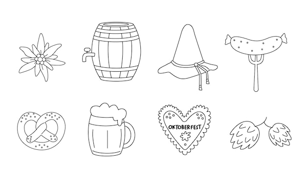 Oktoberfest coloring page images