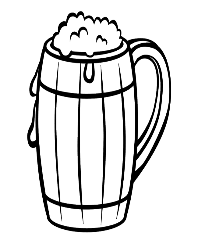 Oktoberfest coloring page free and online coloring