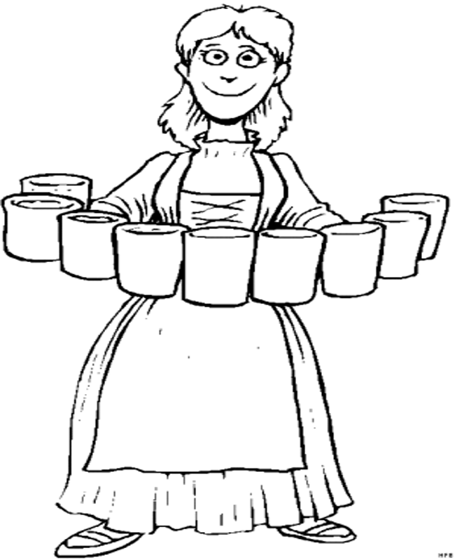 Oktoberfest coloring page free and online coloring