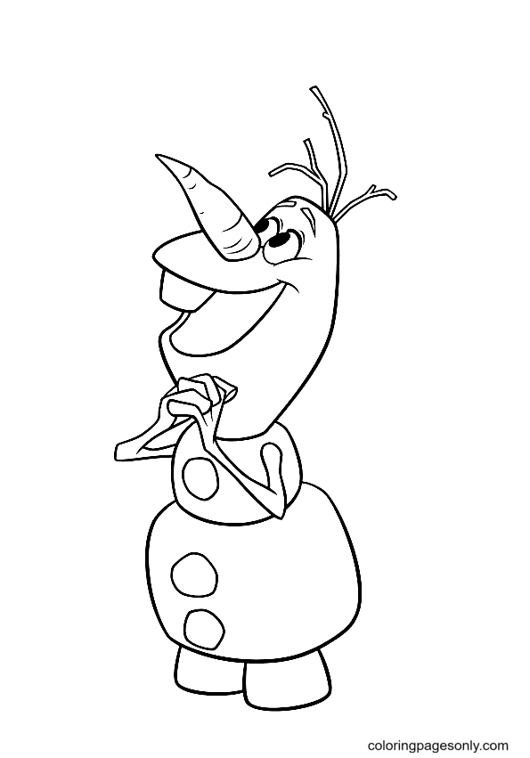 Olaf coloring pages printable for free download