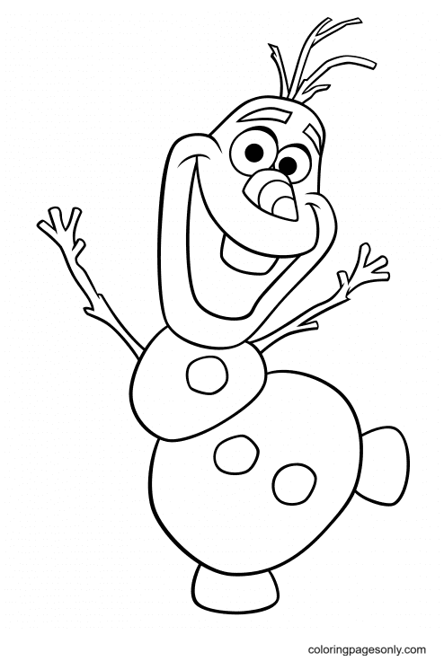 Olaf coloring pages printable for free download