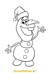 Frozen coloring pages