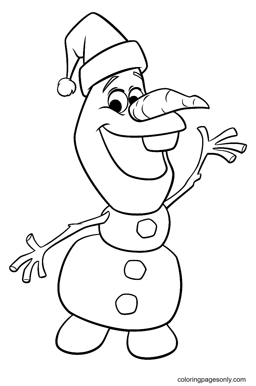 Olaf coloring pages printable for free download