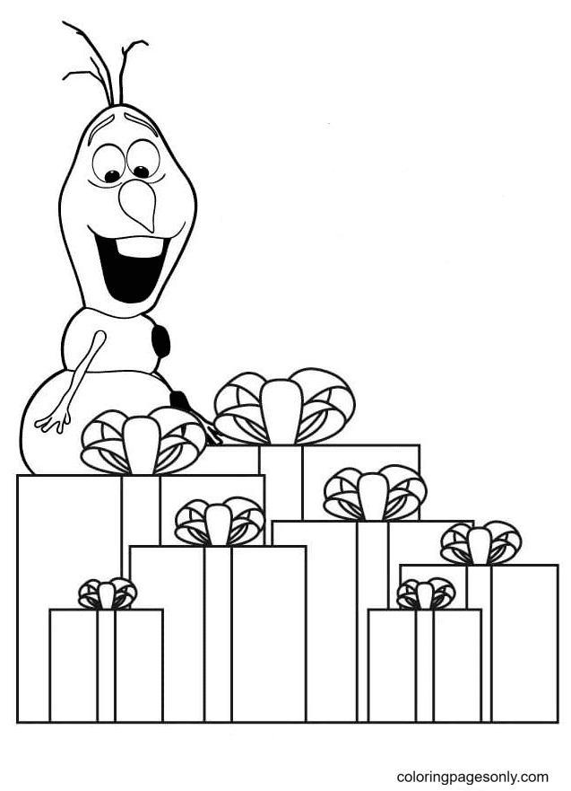 Olaf coloring pages printable for free download