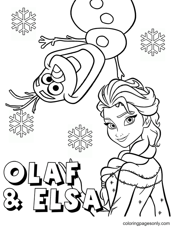 Olaf coloring pages printable for free download