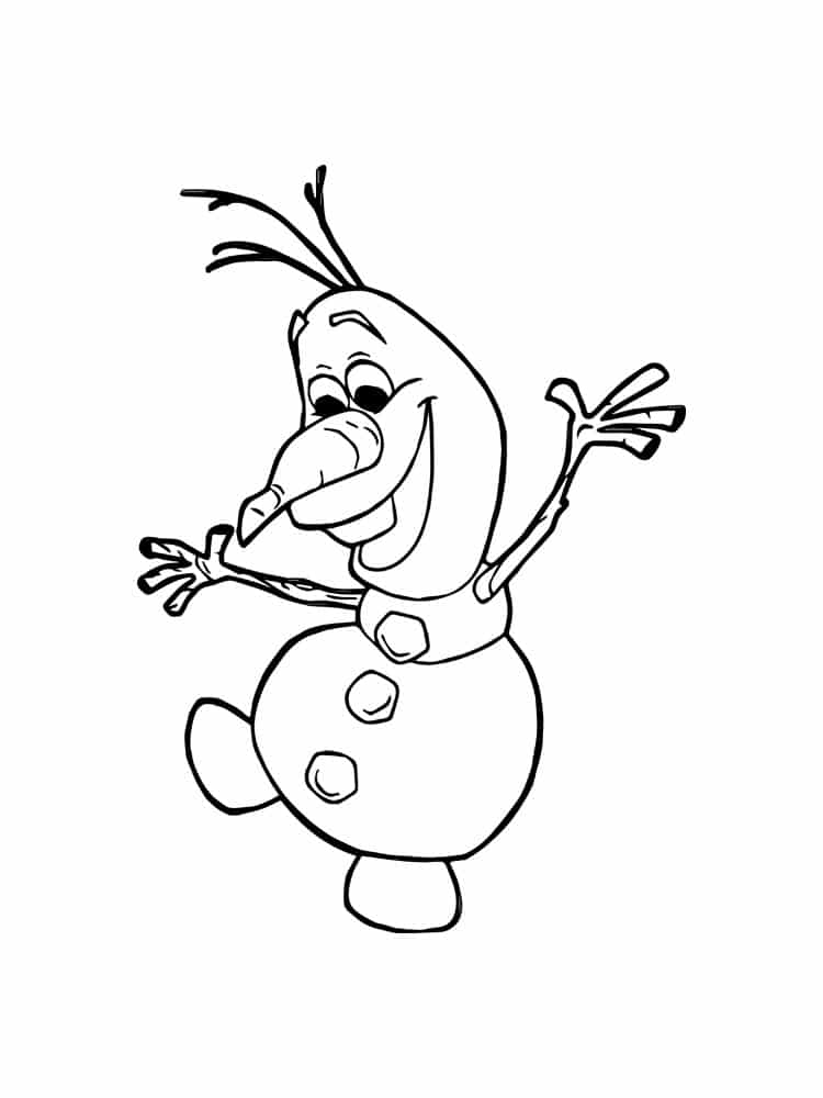 Olaf coloring pages âï free coloring pages